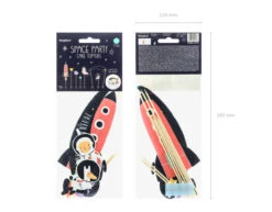 Caketopper Space 24,5cm 7st -Feestartikelen Winkel caketopper space 245cm 7st 4