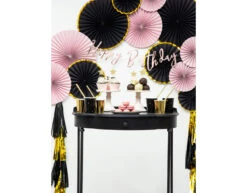 Caketopper Sterren Goud 11,5cm 6st -Feestartikelen Winkel caketopper sterren goud 115cm 6st 2