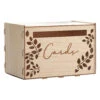 Card Box Wooden -Feestartikelen Winkel card box wooden