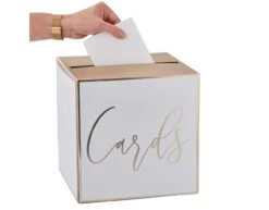 Card Holder Box Gold