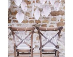 Chaie Signs A Touch Of Pampas Mr. & Mrs. Acrylic/Cotton 30 Cm -Feestartikelen Winkel chaie signs a touch of pampas mr mrs acrylic cotto 1