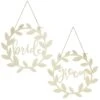 Chair Signs Bride & Groom -Feestartikelen Winkel chair signs bride groom