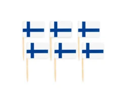 Cocktailprikkers Finland 8cm 50st -Feestartikelen Winkel cocktailprikkers finland 8cm 50st 1