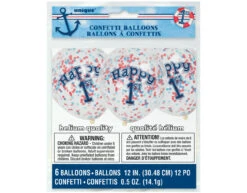 Confetti Ballonnen 1 Jaar 30cm 6st -Feestartikelen Winkel confetti ballonnen 1 jaar 30cm 6st 1