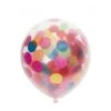 Confetti Ballonnen Gekleurd 30cm 6st -Feestartikelen Winkel confetti ballonnen gekleurd 30cm 6st