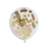 Confetti Ballonnen Goud 30cm 6st -Feestartikelen Winkel confetti ballonnen goud 30cm 6st 2