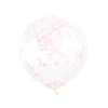 Confetti Ballonnen Lichtroze 40cm 6st -Feestartikelen Winkel confetti ballonnen lichtroze 40cm 6st