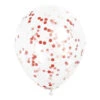 Confetti Ballonnen Rood 40cm 6st -Feestartikelen Winkel confetti ballonnen rood 40cm 6st