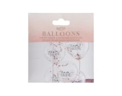 Confetti Ballonnen Team Bride 30cm 5st -Feestartikelen Winkel confetti ballonnen team bride 30cm 5st 2