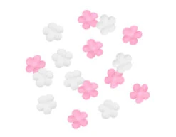Confetti Bloemen Roze/Wit 7gr
