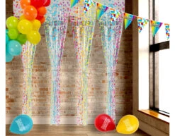 Confetti Deurgordijn Folie 2m -Feestartikelen Winkel confetti deurgordijn folie 2m 2
