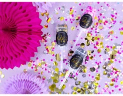 Confetti Kanon Goud 18cm 10 Confetti Kanon Goud 18cm -Feestartikelen Winkel confetti kanon goud 18cm 3