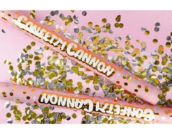 Confetti Kanon Goud Zilver 40cm -Feestartikelen Winkel confetti kanon goud zilver 40cm 3