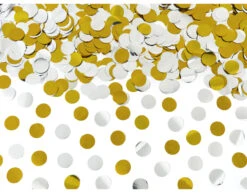 Confetti Kanon Goud Zilver 60cm -Feestartikelen Winkel confetti kanon goud zilver 60cm 2