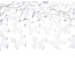 Confetti Kanon Vlinders Wit 40cm -Feestartikelen Winkel confetti kanon vlinders wit 40cm 2