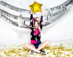 Confetti Kanon Zilver 60cm -Feestartikelen Winkel confetti kanon zilver 60cm 4