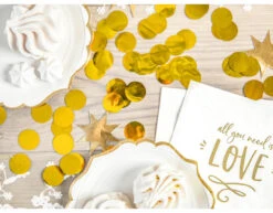 Confetti Rond Goud -Feestartikelen Winkel confetti rond goud 4