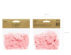 Confetti Rondjes Lichtroze -Feestartikelen Winkel confetti rondjes lichtroze 6