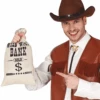 Cowboy Tas Geld 42cm -Feestartikelen Winkel cowboy tas geld 42cm