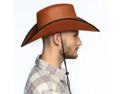 Cowboyhoed Bruin 45cm -Feestartikelen Winkel cowboyhoed bruin 45cm 2