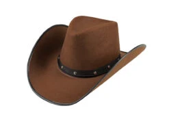 Cowboyhoed Bruin 45cm -Feestartikelen Winkel cowboyhoed bruin 45cm 3