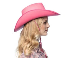 Cowboyhoed Roze -Feestartikelen Winkel cowboyhoed roze 2