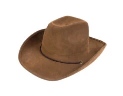 Cowboyhoed Utah Nepleer Bruin 43cm -Feestartikelen Winkel cowboyhoed utah nepleer bruin 43cm 2