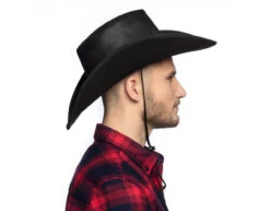 Cowboyhoed Zwart 45cm -Feestartikelen Winkel cowboyhoed zwart 45cm 2