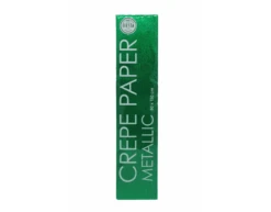 Crepe Papier Groen Metallic 50cm 1,5m