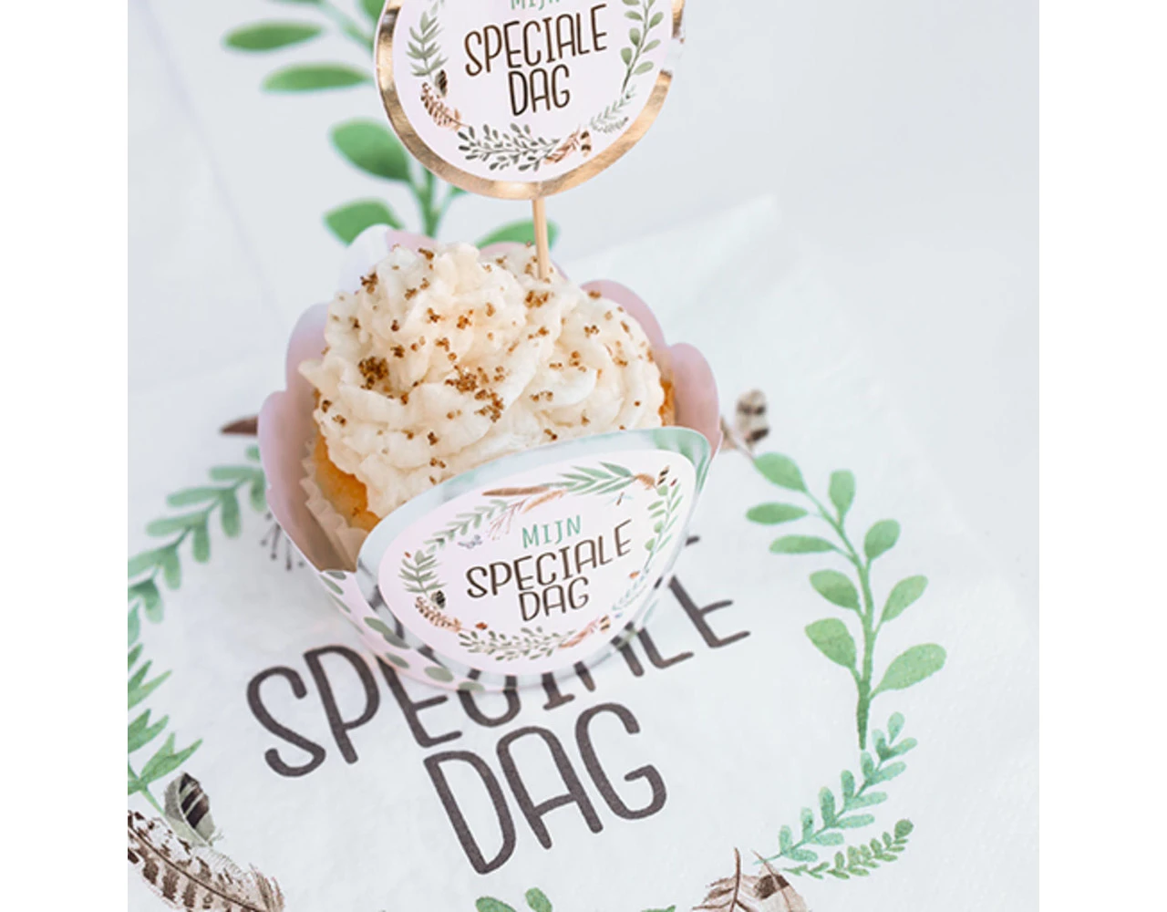 Cupcake Decoratie Set Mijn Speciale Dag 12 Delig 4 Cupcake Decoratie Set Mijn Speciale Dag 12 Delig - Afbeelding 2