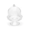 Cupcake Standaard Mini Met Deksel Doorzichtig 7,5cm 3st -Feestartikelen Winkel cupcake standaard mini met deksel doorzichtig 75cm
