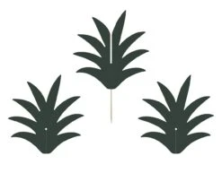 Cupcake Toppers Palmboom 16,5cm 6st -Feestartikelen Winkel cupcake toppers palmboom 165cm 6st 2