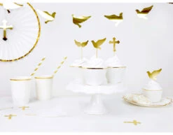 Cupcake Vormpjes Wit 7,6cm 6st -Feestartikelen Winkel cupcake vormpjes wit 76cm 6st 8