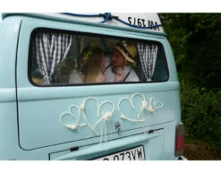 Decoratie Hart Wit 2st -Feestartikelen Winkel decoratie hart wit 2st 3