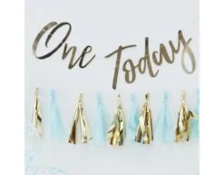 Decoratie Set 1 Jaar Jongen 4 Delig -Feestartikelen Winkel decoratie set 1 jaar jongen 4 delig 2