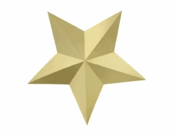 Decoratie Sterren Goud 6st -Feestartikelen Winkel decoratie sterren goud 6st 2