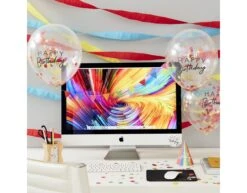 Desk Party Set Mix It Up Latex/Paper 7 Parts -Feestartikelen Winkel desk party set mix it up latex paper 7 parts 1