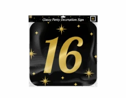 Deurbord 16 Jaar 50cm -Feestartikelen Winkel deurbord 16 jaar 50cm 1