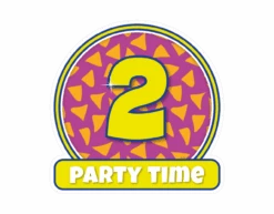 Deurbord 2 Jaar Gekleurd 50cm