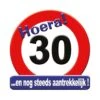 Deurbord 30 Jaar Verkeersbord 50cm -Feestartikelen Winkel deurbord 30 jaar verkeersbord 50cm