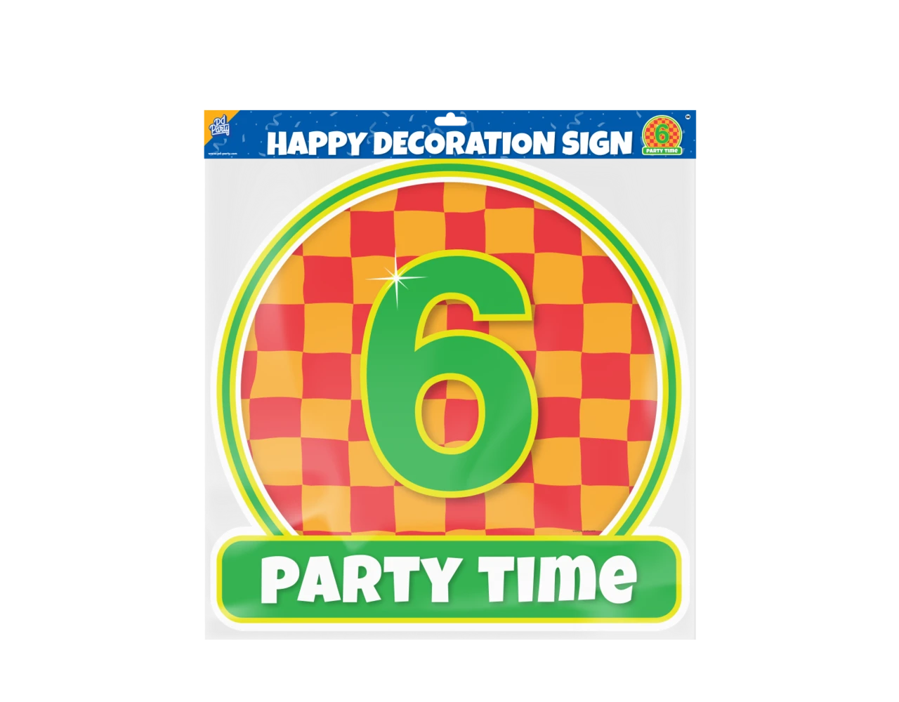 Deurbord 6 Jaar Gekleurd 50cm 4 Deurbord 6 Jaar Gekleurd 50cm - Afbeelding 2