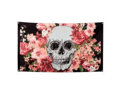 Dia De Los Muertos Gevelvlag 1,5m