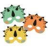 Dino Maskers Roars 6st -Feestartikelen Winkel dino maskers roars 6st