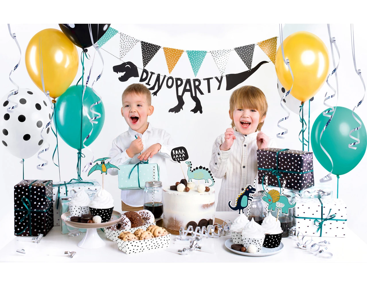 Dinosaurus Versiering Set 39 Delig 4 Dinosaurus Versiering Set 39 Delig - Afbeelding 2