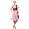 Dirndl Jurk Oktoberfest Lang Roze