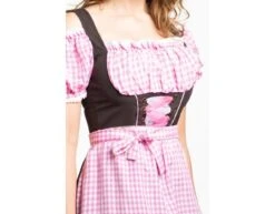 Dirndl Jurk Oktoberfest Lang Roze -Feestartikelen Winkel dirndl jurk oktoberfest lang roze 2