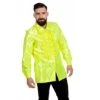 Disco Blouse Ruches Lime Groen