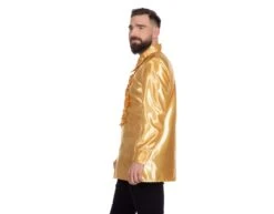 Disco Blouse Ruches Oranje Dames -Feestartikelen Winkel disco blouse ruches oranje dames 3