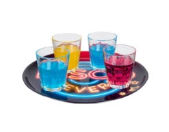 Disco Fever Dienblad 34,5cm -Feestartikelen Winkel disco fever dienblad 345cm 3