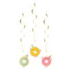 Donut Hangdecoratie 85cm 3st -Feestartikelen Winkel donut hangdecoratie 85cm 3st